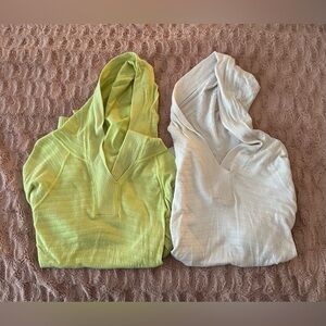 2 Athleta long sleeve tops